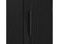 Vitrina Roble negro 40 x 33 x 70 cm Madera contrachapada