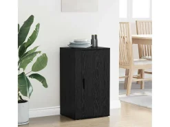Vitrina Roble negro 40 x 33 x 70 cm Madera contrachapada