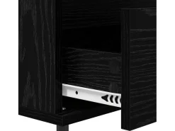 Vitrina Roble negro 35 x 40 x 70 cm Madera contrachapada