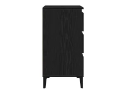 Vitrina Roble negro 60 x 35 x 70 cm Madera contrachapada
