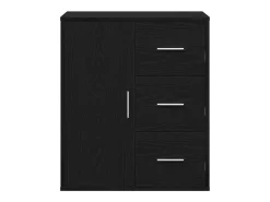 Vitrina Roble negro 60 x 31 x 70 cm Madera contrachapada