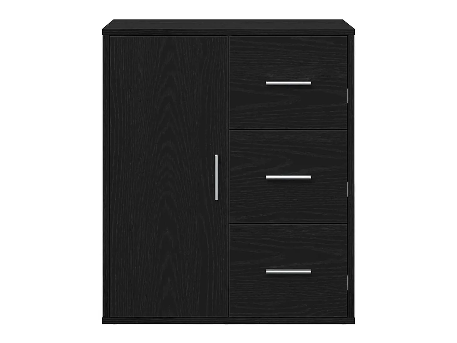Vitrina Roble negro 60 x 31 x 70 cm Madera contrachapada