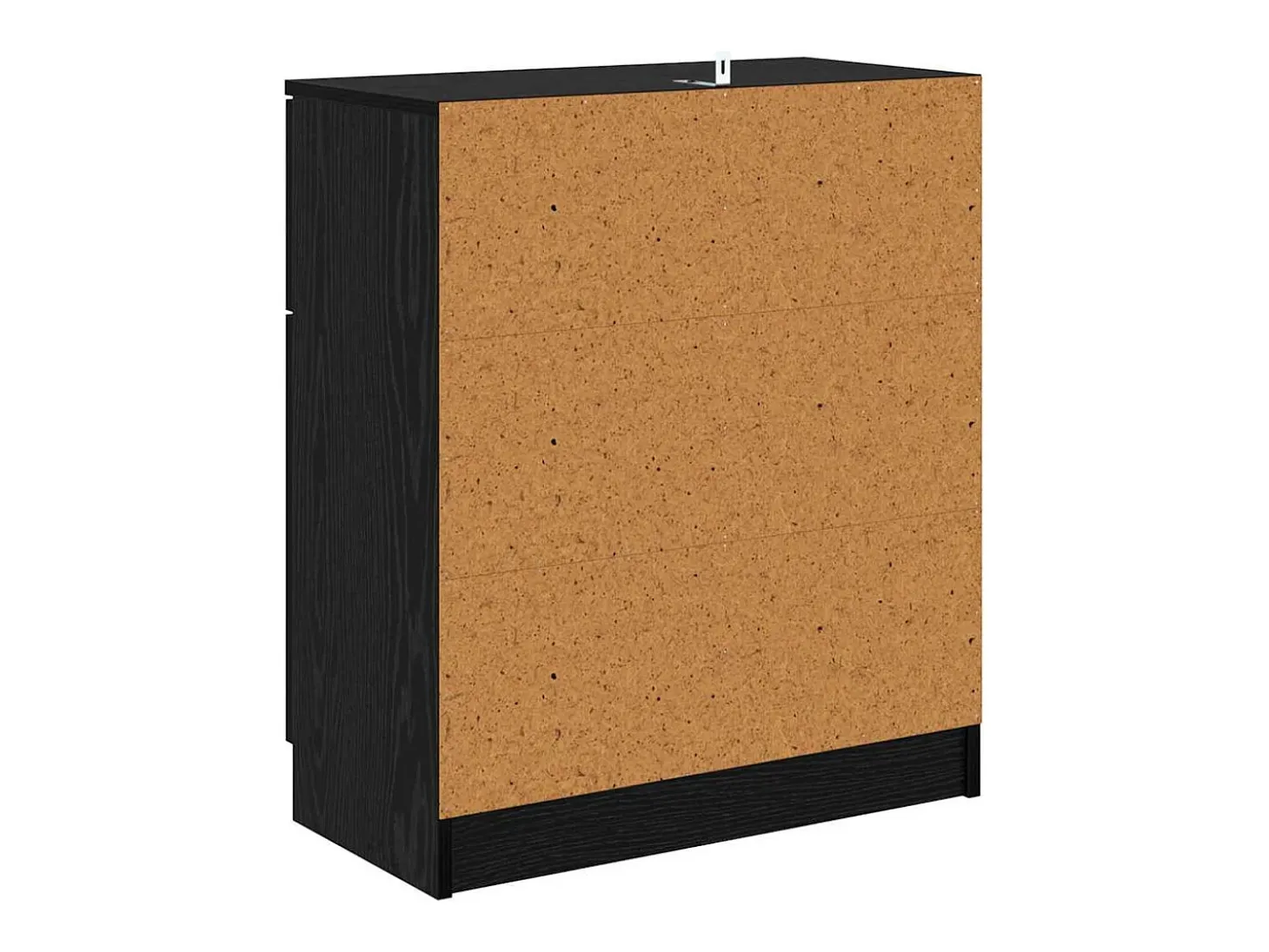 Vitrina Roble negro 60 x 30 x 70 cm Madera contrachapada