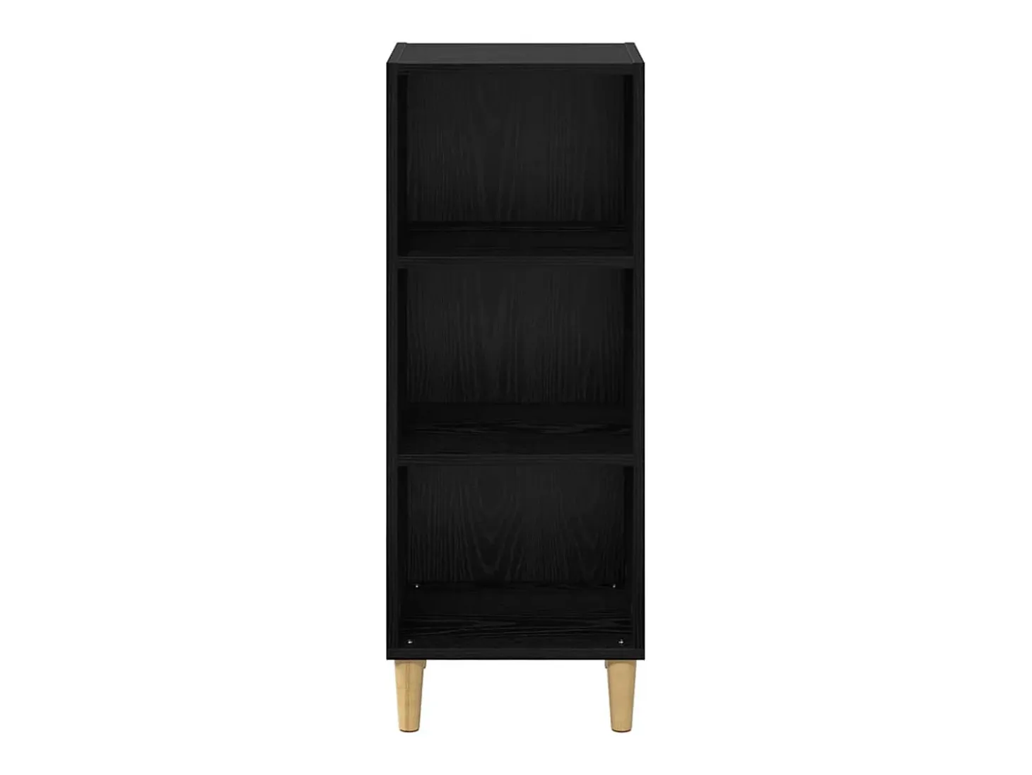 Vitrina Roble negro 32.5 x 34.5 x 90 cm Madera contrachapada