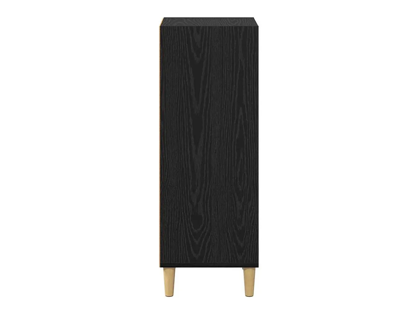 Vitrina Roble negro 32.5 x 34.5 x 90 cm Madera contrachapada
