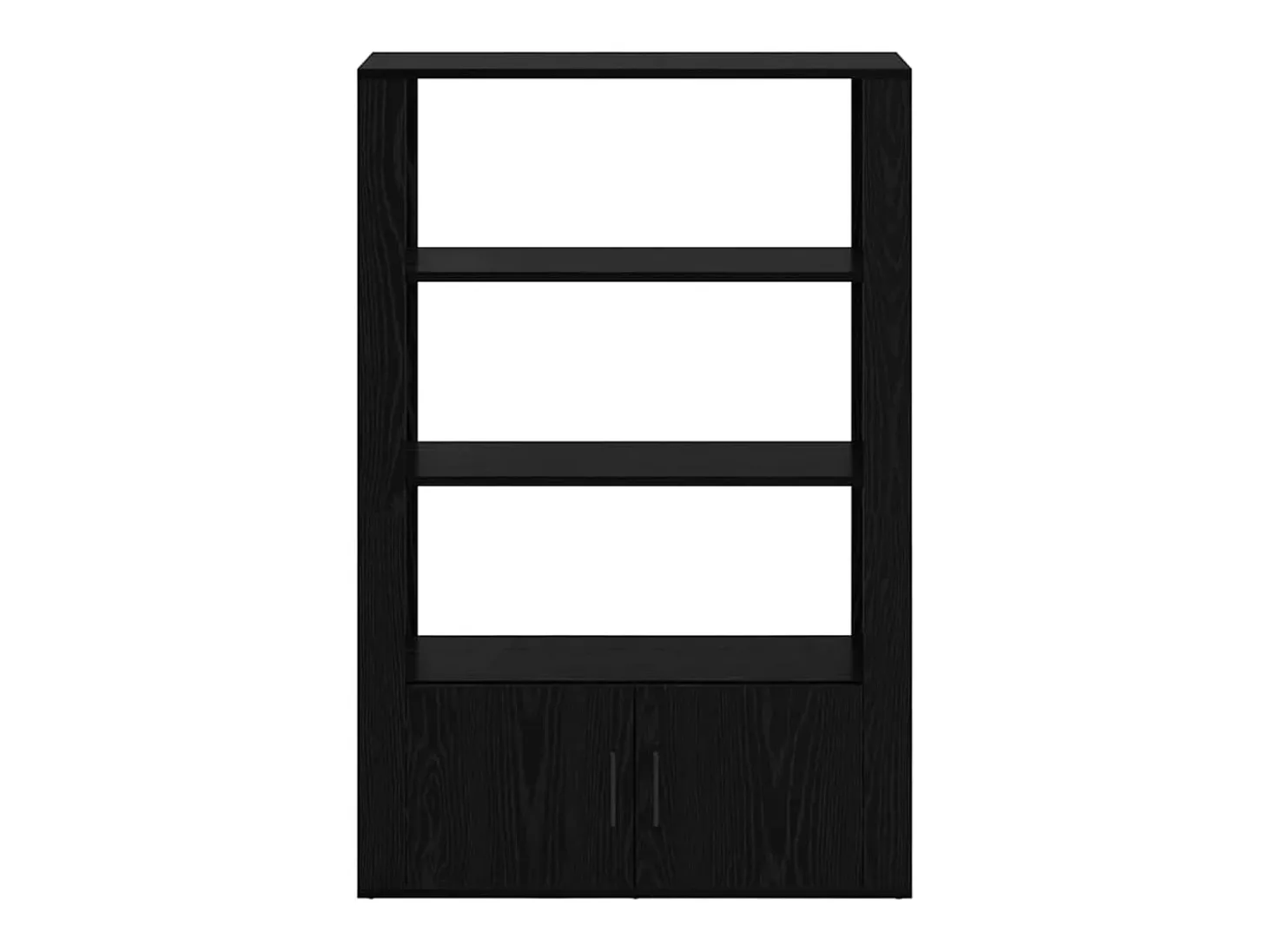 Vitrina Roble negro 30 x 80 x 119.5 cm Madera contrachapada