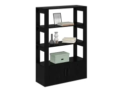 Vitrina Roble negro 30 x 80 x 119.5 cm Madera contrachapada