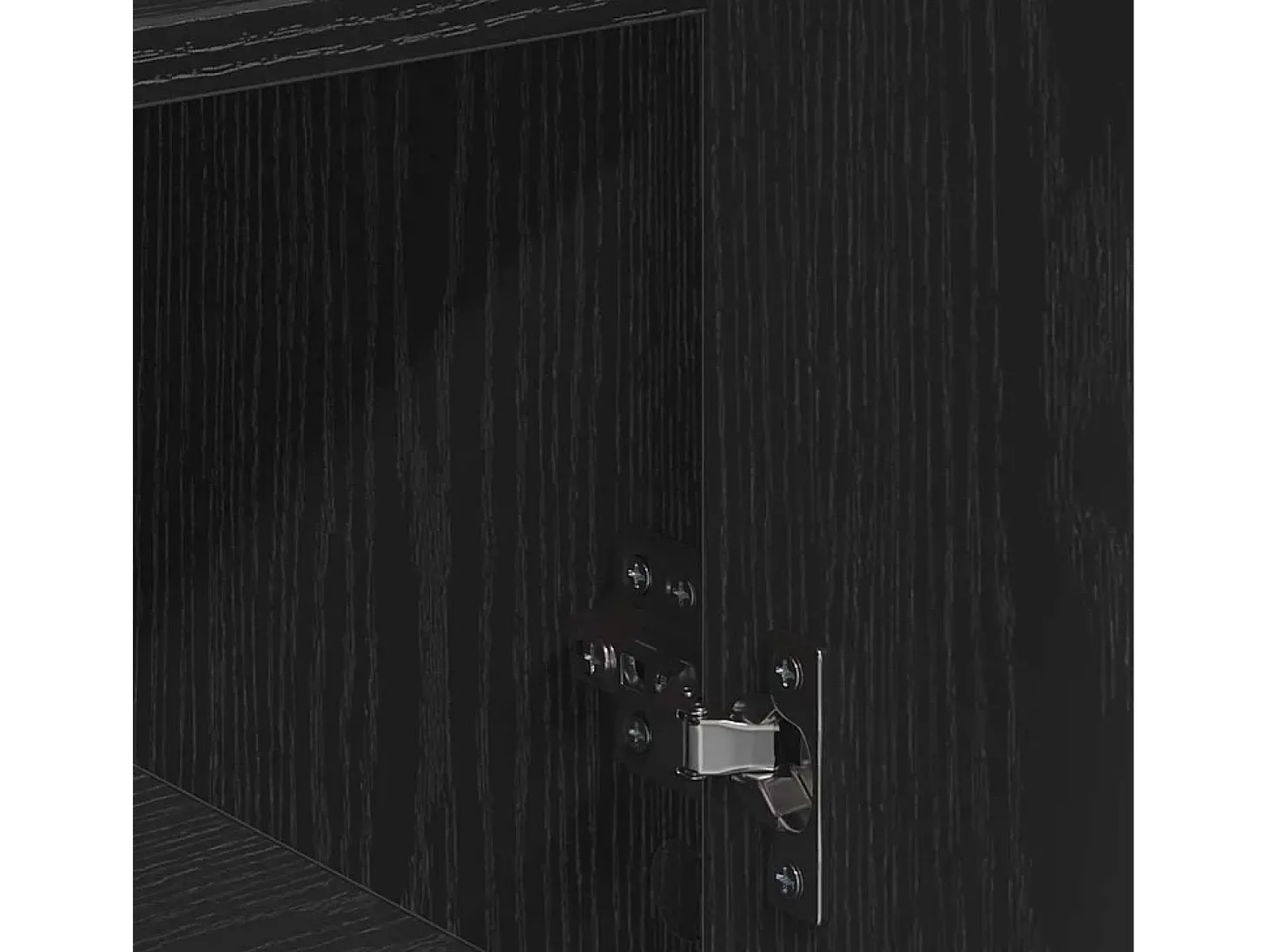 Vitrina Roble negro 79 x 38 x 80 cm Madera contrachapada
