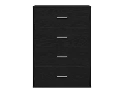 Vitrina Roble negro 60 x 31 x 84 cm Madera contrachapada