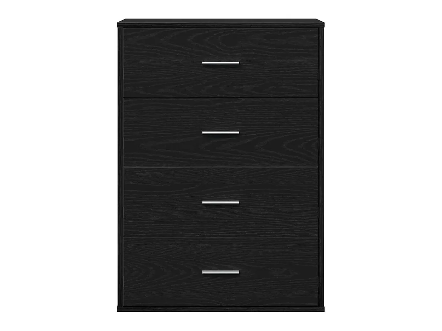Vitrina Roble negro 60 x 31 x 84 cm Madera contrachapada