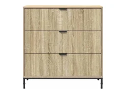 Vitrina Roble Sonoma 79.5 x 33 x 82 cm Madera contrachapada