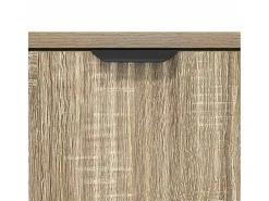 Vitrina Roble Sonoma 79.5 x 33 x 82 cm Madera contrachapada