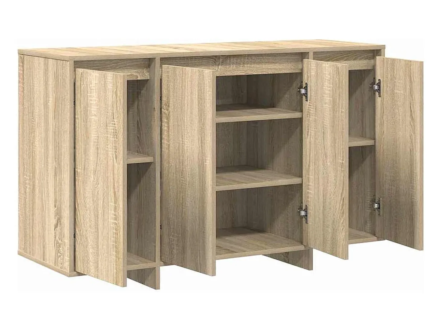 Vitrina Roble Sonoma 120 x 41 x 75 cm Madera contrachapada