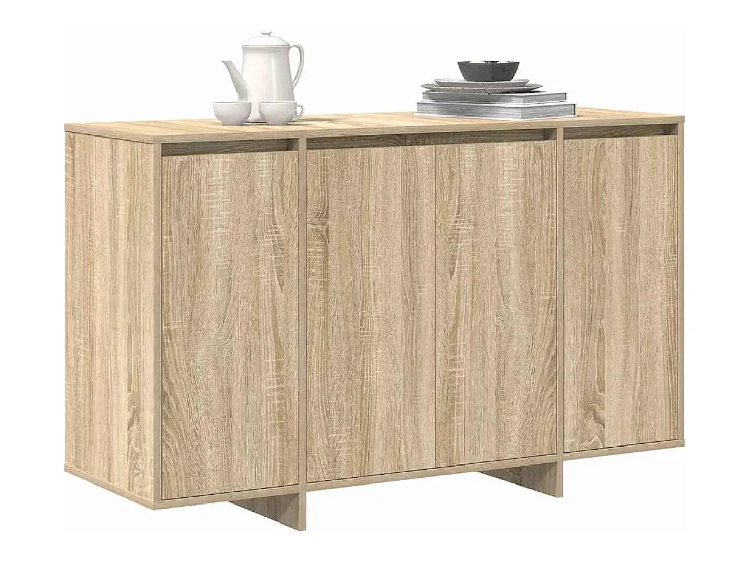 Vitrina Roble Sonoma 120 x 41 x 75 cm Madera contrachapada