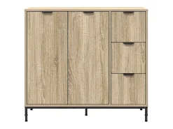 Vitrina Roble Sonoma 89.5 x 33 x 82 cm Madera contrachapada