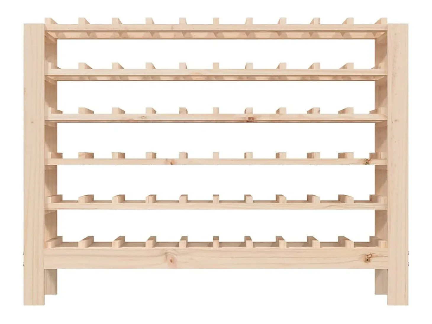 Weymouth Botellero madera maciza de pino 109,5x30x82 cm