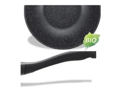 Wok de Mármol Antiadherente 28cm Inducción - Royalty Line RL-BW28M