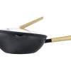 Wok Luxe con Tapa 30 cm Ibili - Cocina Asiática Moderna