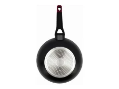 Wok Óptima+ Pyrex aluminio forjado antiadherente negro Ø28 cm