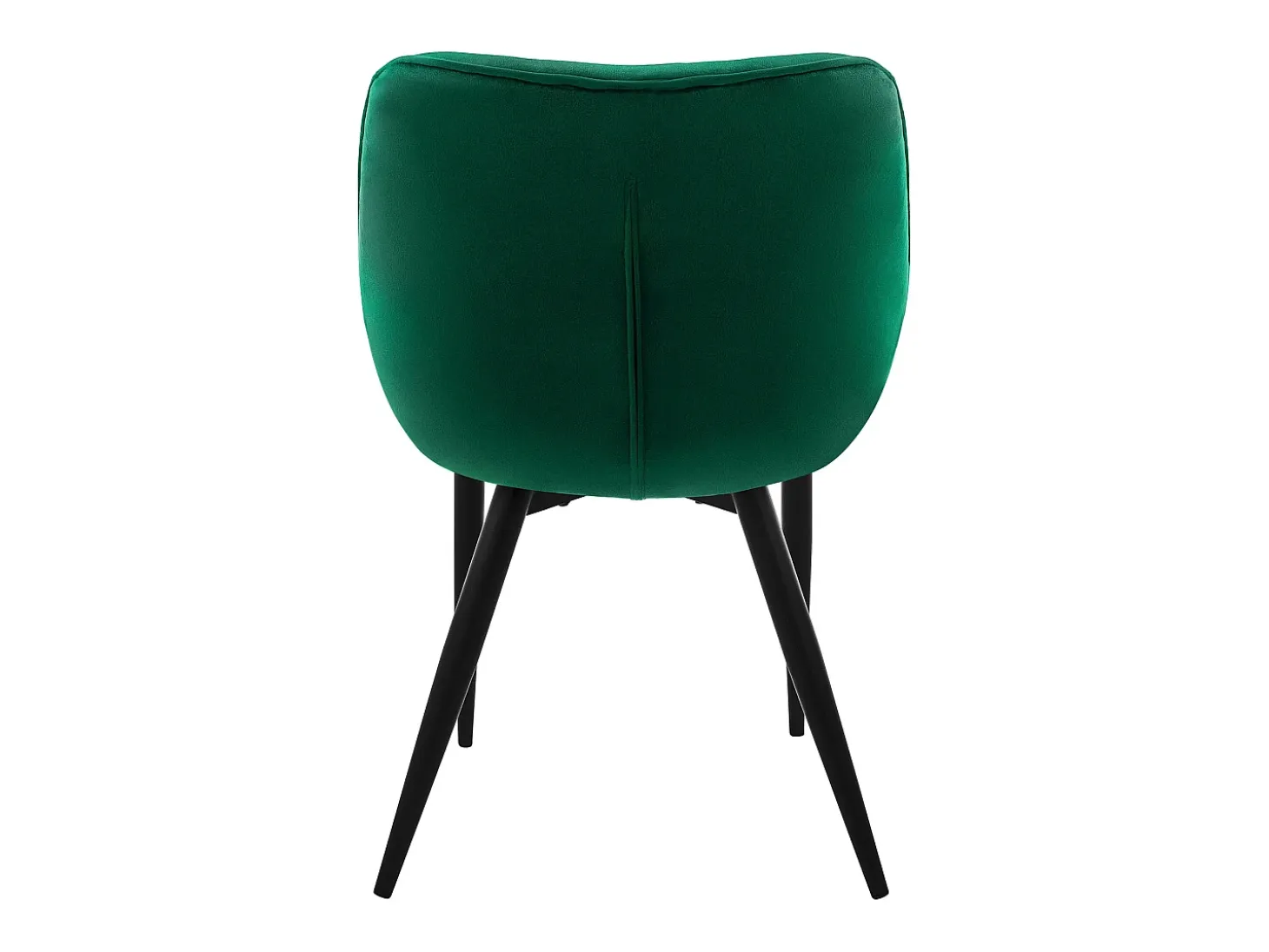 6x Sillas de terciopelo grueso verde oscuro asiento ergonómico para salón/cocina
