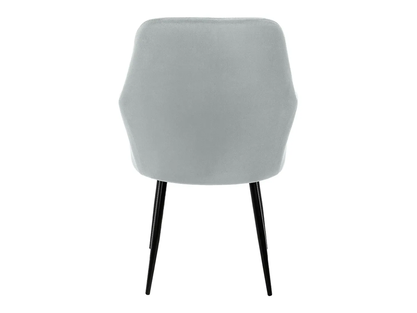 6x Sillón mueble de comedor oficina gris asientos sofá retro tapizado acolchado