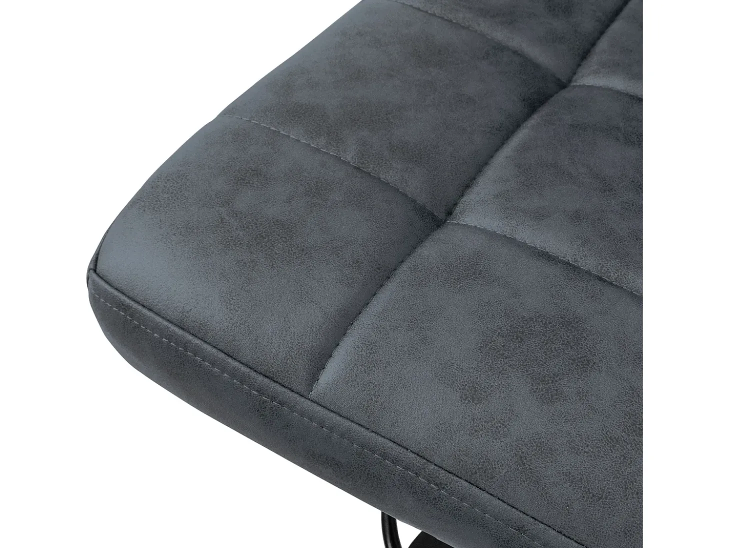 2x taburetes de bar antracita sillas con respaldo asientos ajustables 63-83 cm