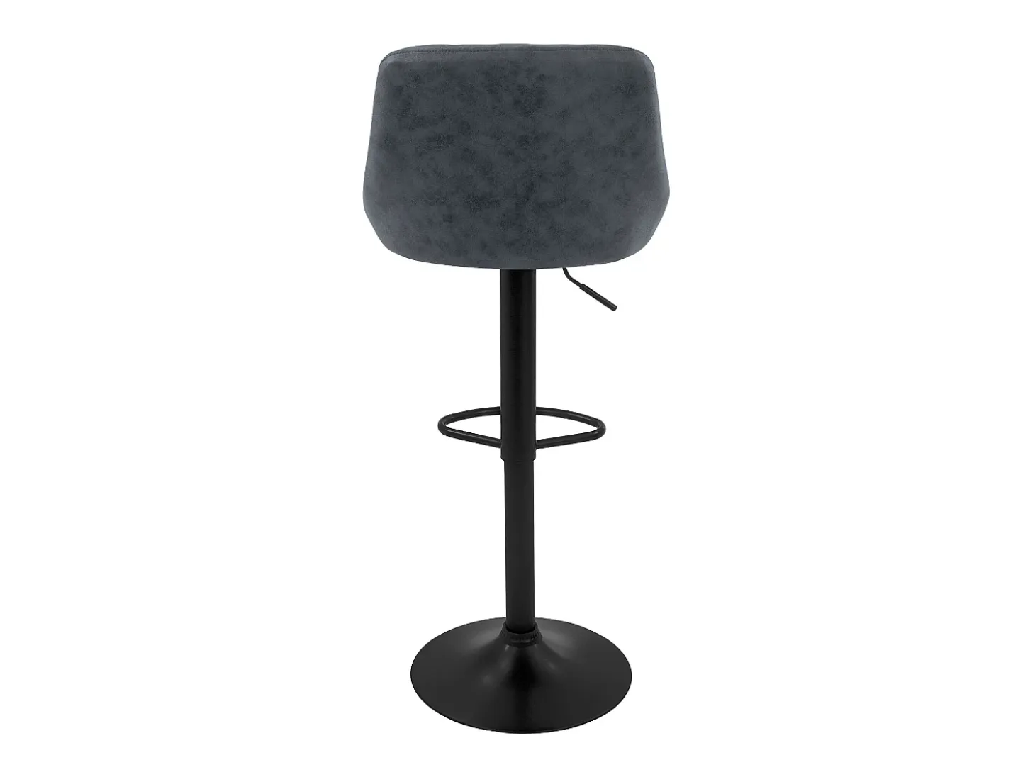 4x taburetes de bar antracita sillas con respaldo asientos ajustables 62-82 cm