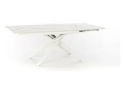 Xavier - Mesa extensible (170/270 x 90 cm) en HPL sobre MDF Blanco