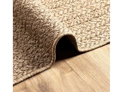 ZIZUR alfombra beige 120x170 cm aspecto yute interior exterior
