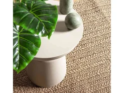 ZIZUR alfombra beige 120x170 cm aspecto yute interior exterior