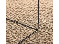 ZIZUR alfombra beige 120x170 cm aspecto yute interior exterior