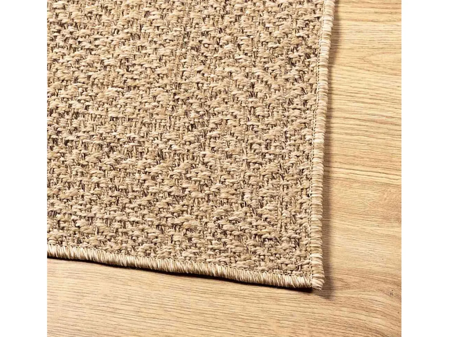 ZIZUR alfombra beige 120x170 cm aspecto yute interior exterior