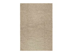 ZIZUR alfombra beige 120x170 cm aspecto yute interior exterior